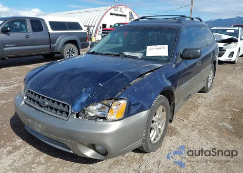 2004 Subaru Outback из США, поврежденный, VIN 4S3BH675647633248